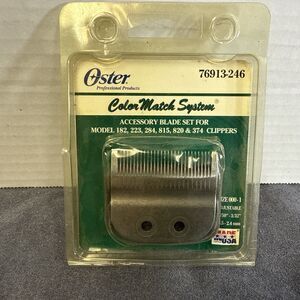 New Sealed Oster Color Match Accessory Blade Set 76913-246